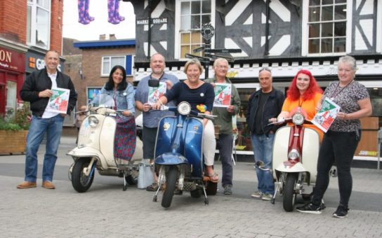 Pictured are representatives of Love Wellington, who are helping to promote the rally, and The Wellington Orbit